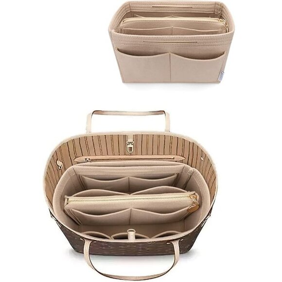 NWT Felt Purse Bag Organizer Insert - Large - Picture 1 of 6